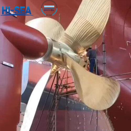 Installation method of marine propeller